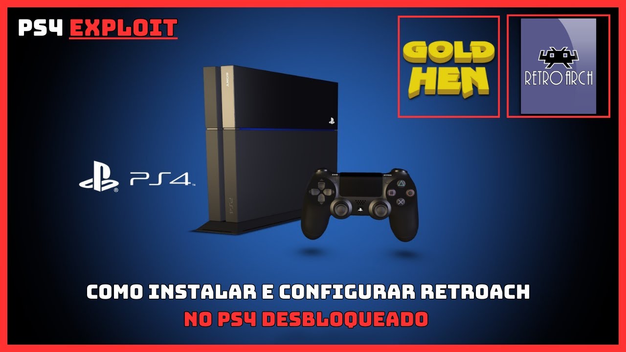 COMO INSTALAR E CONFIGURAR RETROARCH PS4 DESTRAVADO