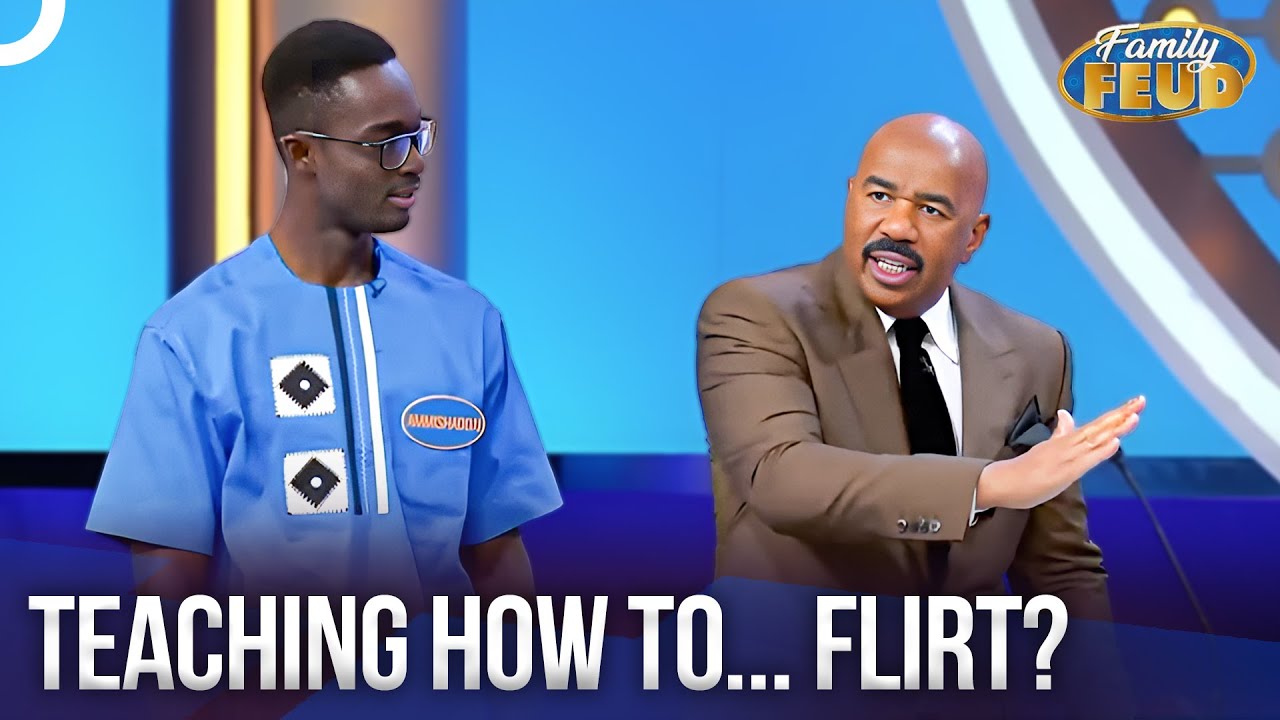 Steve Shows How to Flirt Mid-Game! | Family Feud Classics