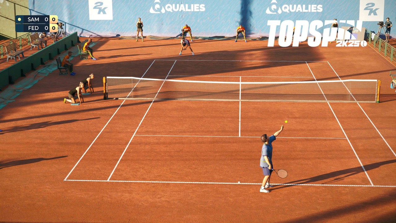 Top Spin 2K25 - Roger Federer Vs Pete Sampras I Split Sports Complex I Legend AI (PS5)