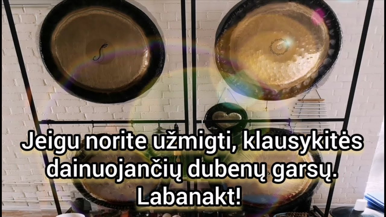 Garsai, kurie padeda nukeliauti į gilų miegą.