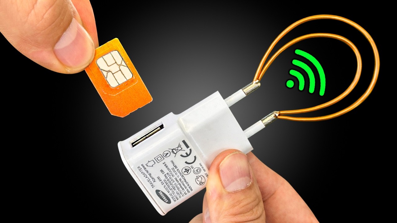 Интернет не нужен! Вставьте SIM-карту в зарядное устройство! Гениальная идея