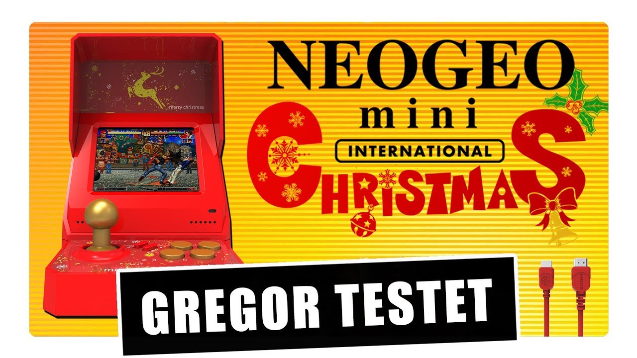 Gregor testet die SNK NEOGEO mini Christmas Limited Edition (Review / Test)
