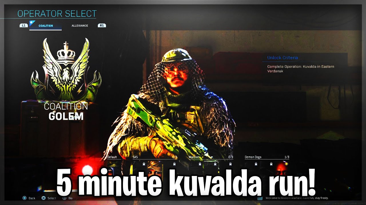 COMPLETE OPERATION KUVALDA IN 5 MINUTES WALKTHROUGH!