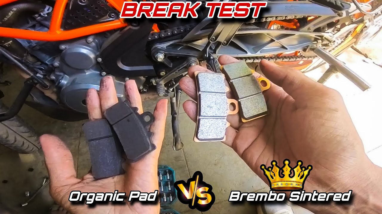 Brembo Brake Pads Installing in KTM DUKE 390 | Organic vs Sintered Brake Test!🔥
