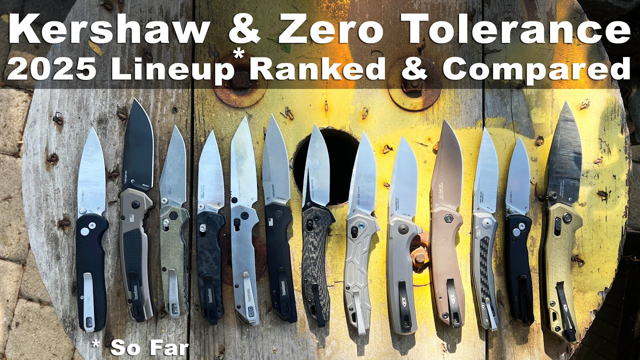 The 2025 Kershaw & Zero Tolerance Lineup So Far, Ranked & Compared