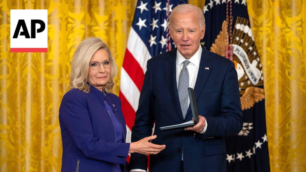 Biden gives 2nd highest civilian award to leaders of Jan. 6 congressional committee