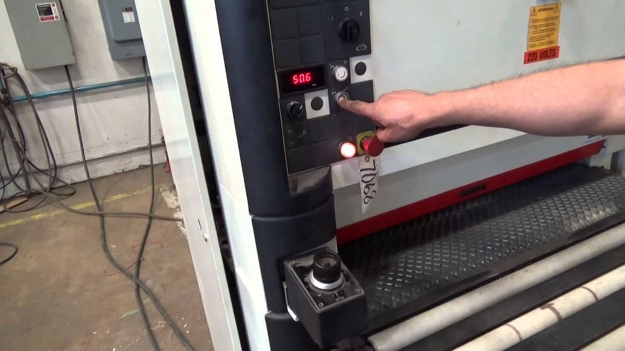 SCMI Sandya 5 RCS 110 2 Head Wide Belt Sander