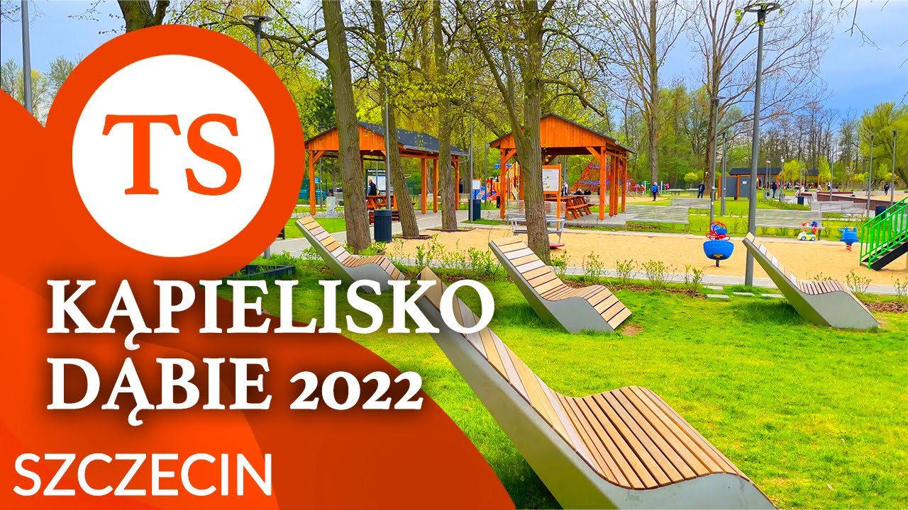 Kąpielisko - Jezioro Dąbie w Szczecinie - Majówka 2022 - Po remoncie