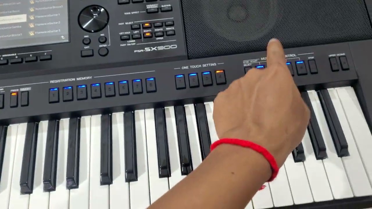 របៀបប្រើYAMAHA psr SX900