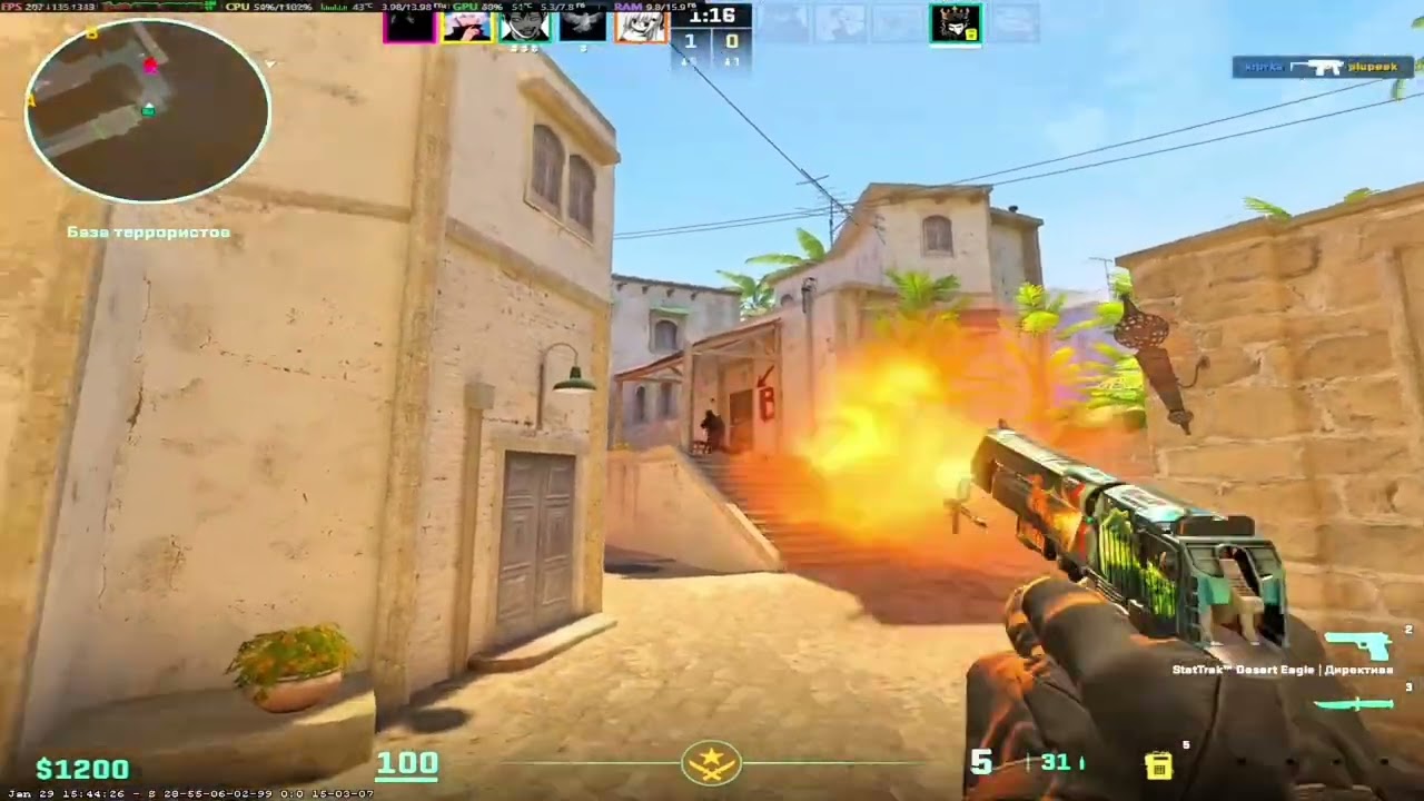 1280x960 144hz FACEIT #кс2 #faceit #cs2 #cs2moments 