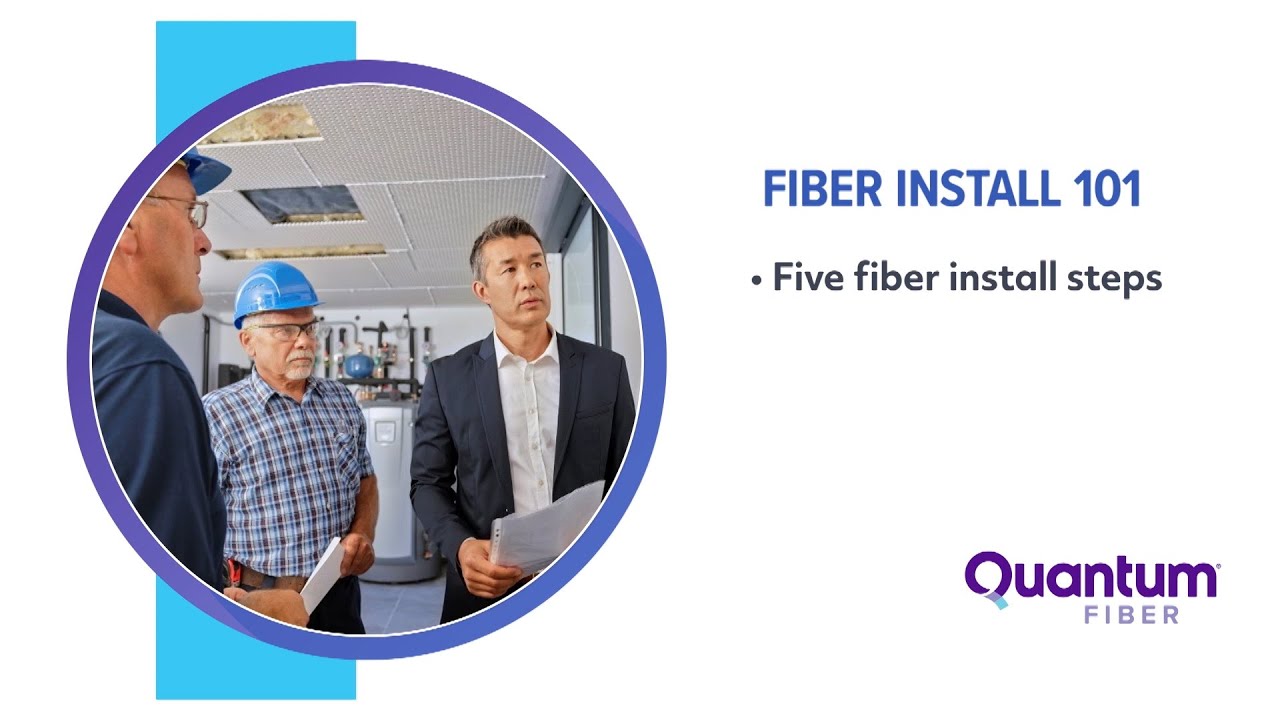 Fiber Install 101 for residential construction.