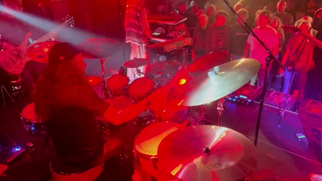 Ozric Tentacles / Erpland / Pat Garvey drum cam footage, live in Copenhagen 2024