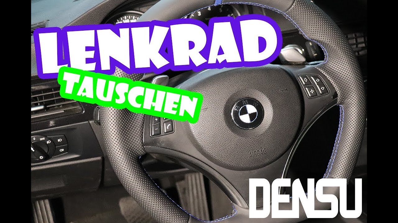Lenkrad tauschen BMW E92 Einbau des neu bezogenen Lenkrades #DENSU