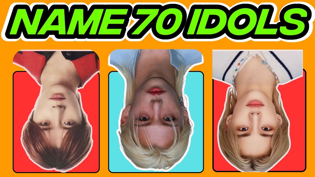 Guess 70 + Kpop idols Upside down (MOST POPULAR IDOLS)  Kpop quiz game | Kpop games 2026