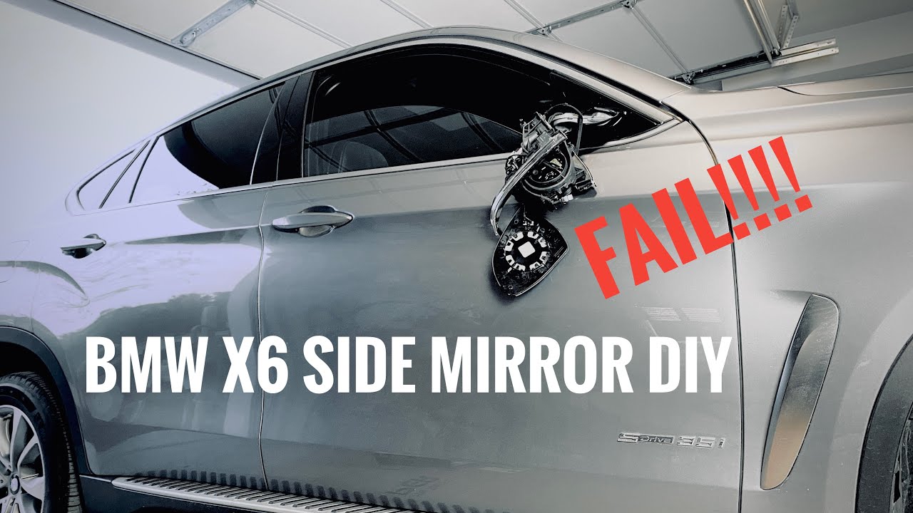 BMW SIDE VIEW MIRROR DIY REMOVAL & REPLACEMENT