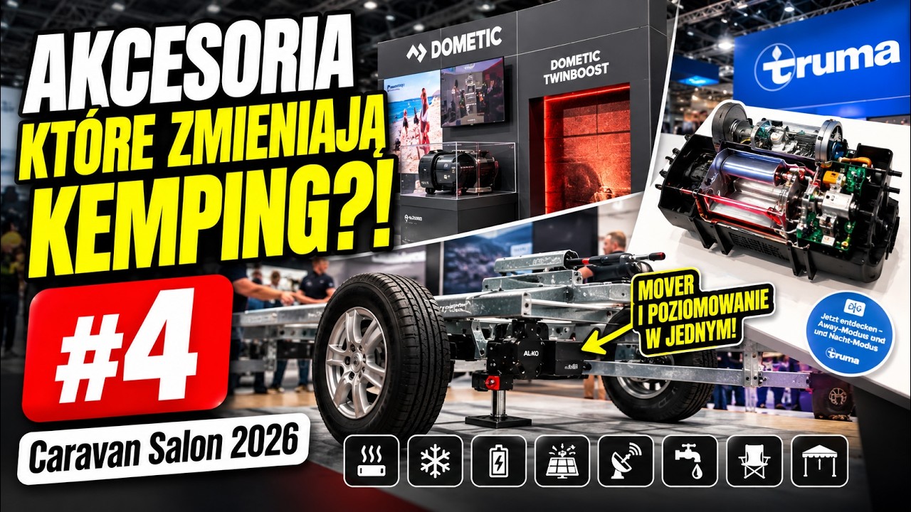 NOWOŚCI DO KAMPER&Oacute;W I PRZYCZEP! TAKIEJ ILOŚCI SIĘ NIE SPODZIEWAŁEM | CARAVAN SALON 2026 #4