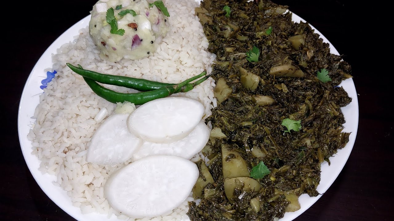 बिहारी मटर का साग बनाने की विधि Village style winter green Pea Leaves Recipe