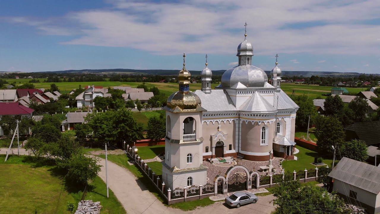Аеровідеозйомка с. Сучевени, Чернівецької обл. / Aerial video v. Sucheveny, Chernivtsi region.