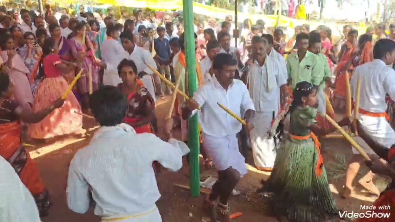 *మారుమోగిన సాదుమల్లయ్యకొండ* మల్లయ్యకొండలో కనువిందు చేసిన గురువుచిన్నప్పనాయుని శిష్యులకోలాటంప్రదర్శన