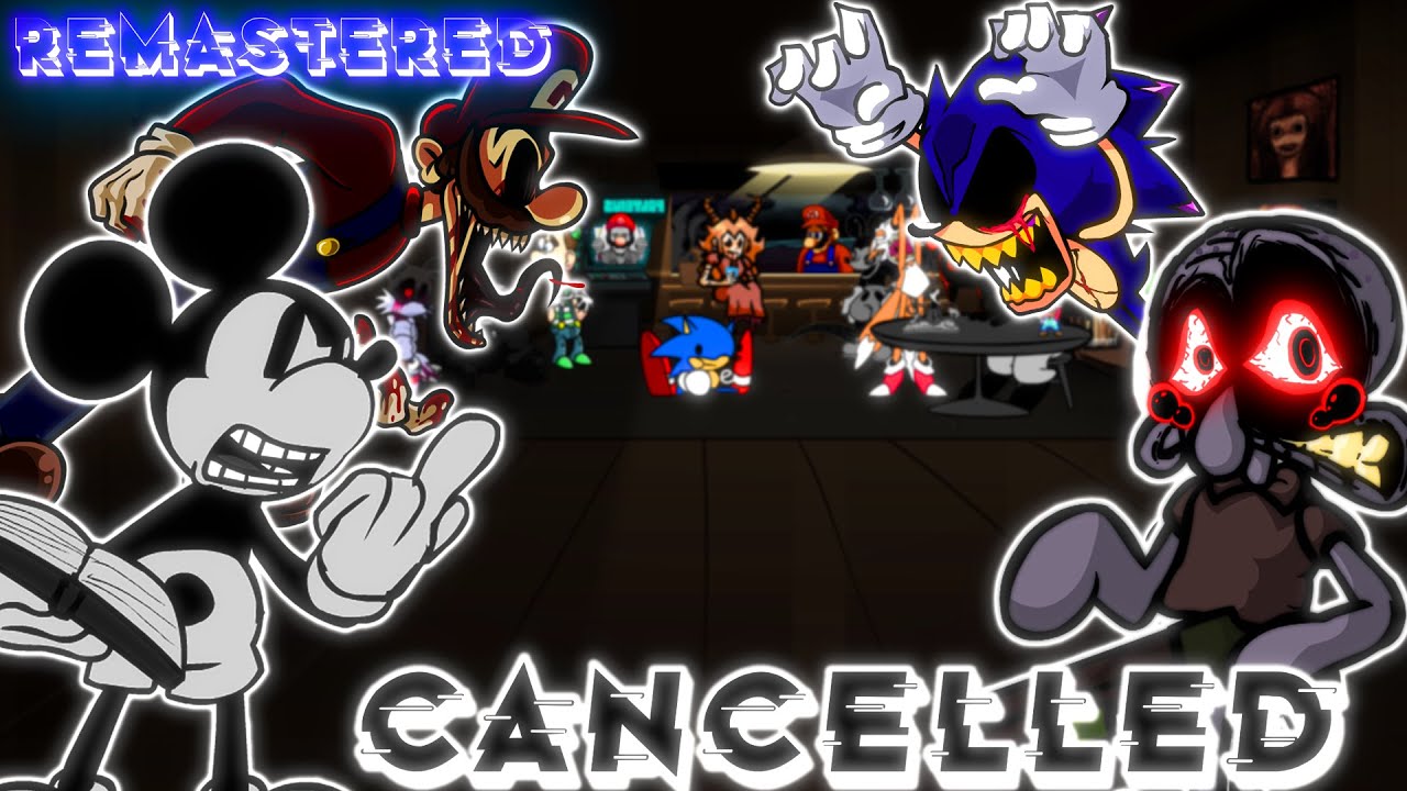RE-CANCELLED || Roasted V2 but Horror Characters Sing It || FNF Cover