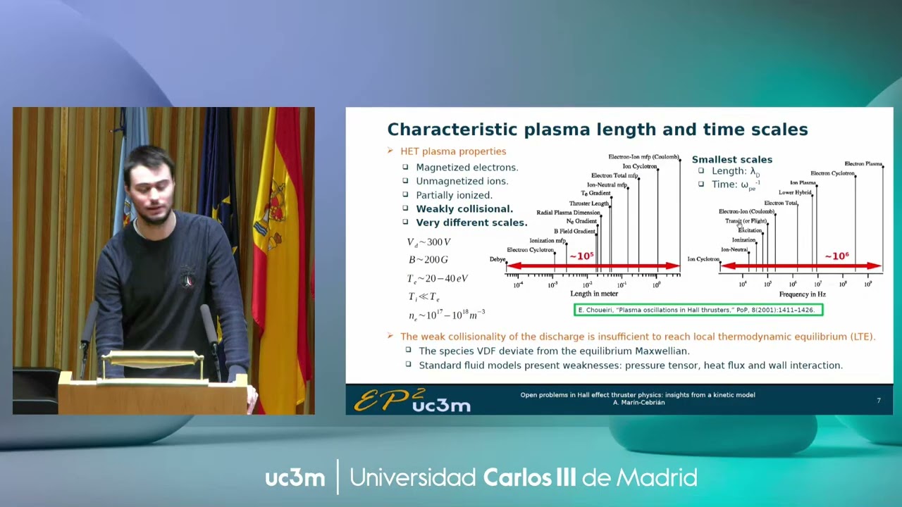 Seminar - Alberto Marín Cebrián - Open problems in Hall effect thruster physics: insights from...