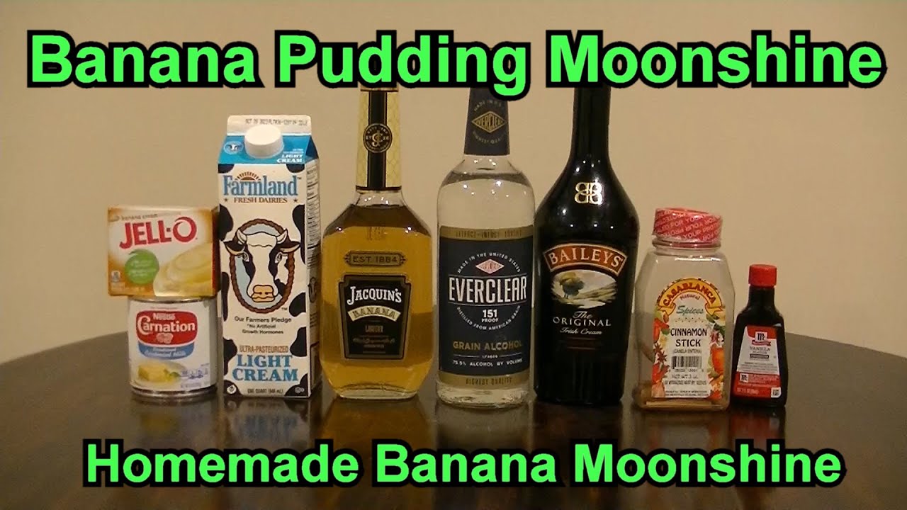 Рецепт бананового пудинга для самогона. Лучший банановый самогон. Простой рецепт бананового самог...