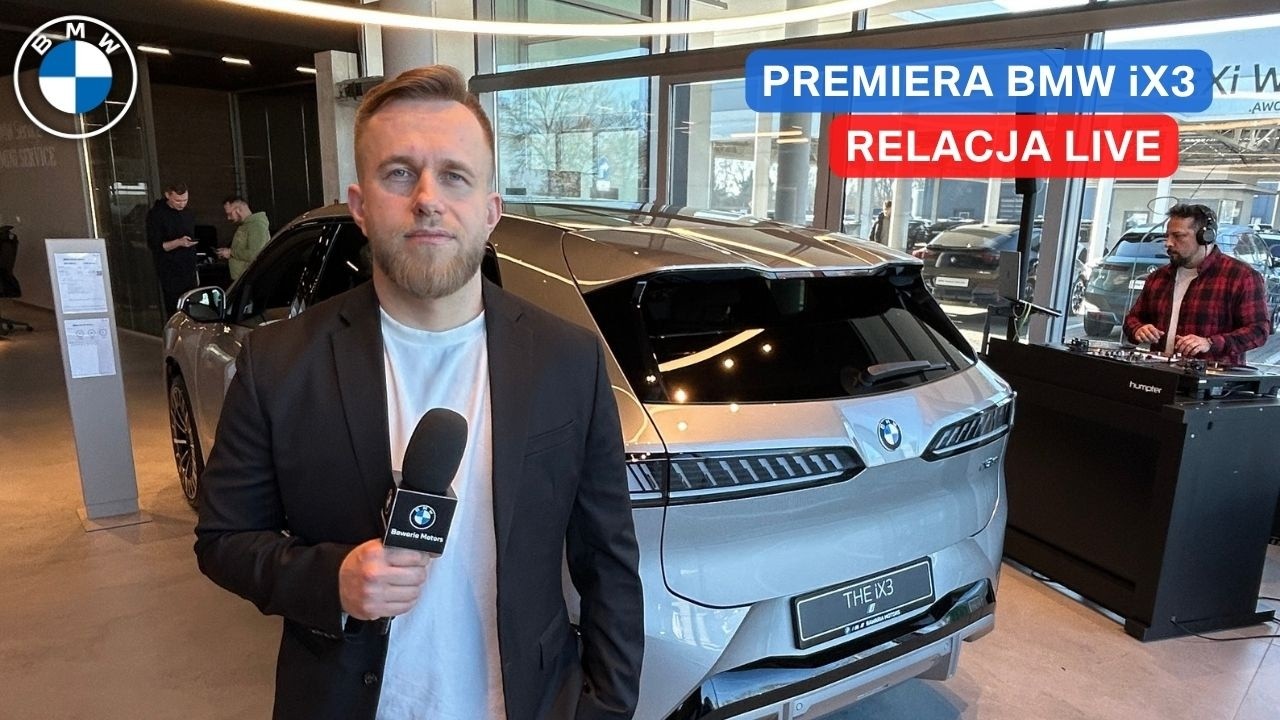 Relacja LIVE: Premiera BMW iX3 (sobota, 07.03, 10:00)
