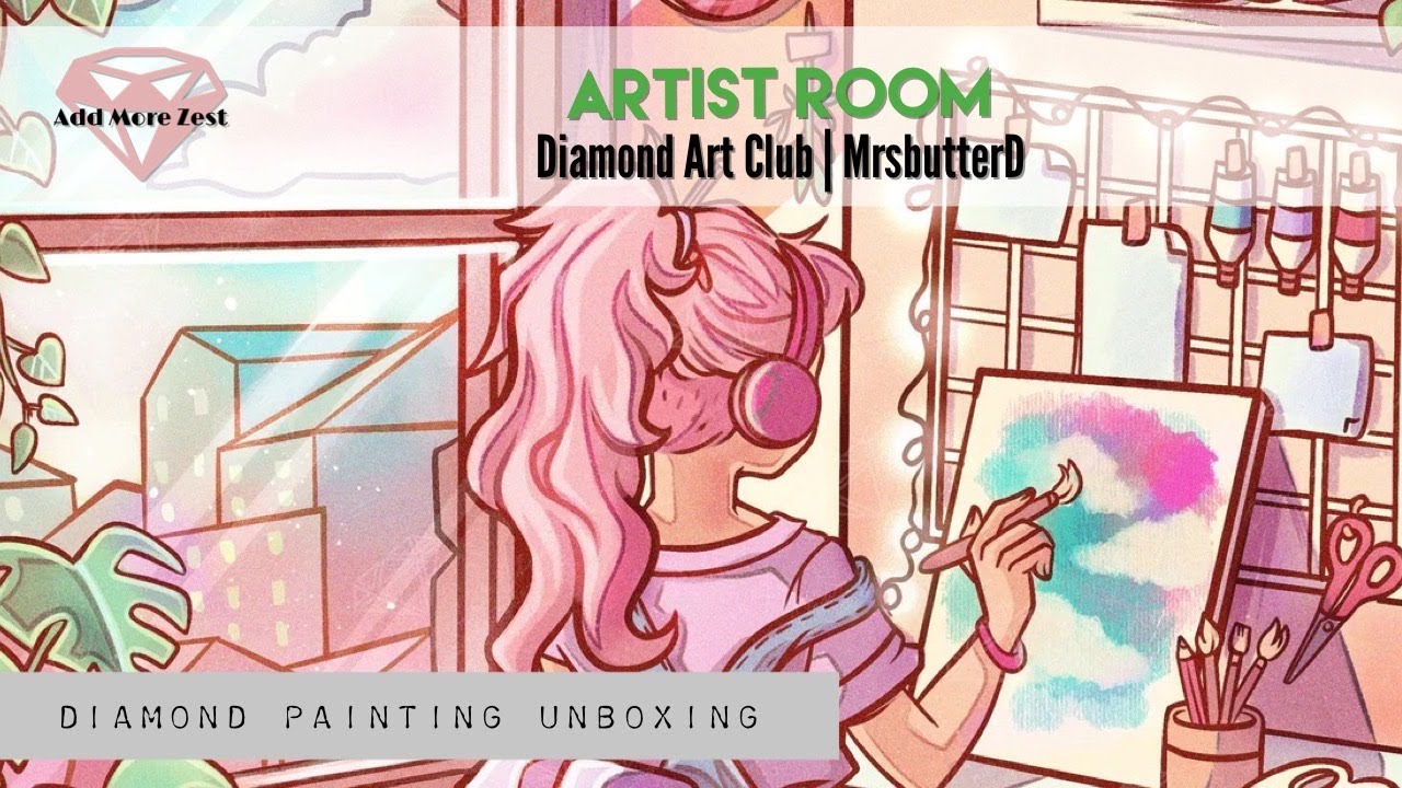 Artist Room Diamond Painting Unboxing | Diamond Art Club - DAC