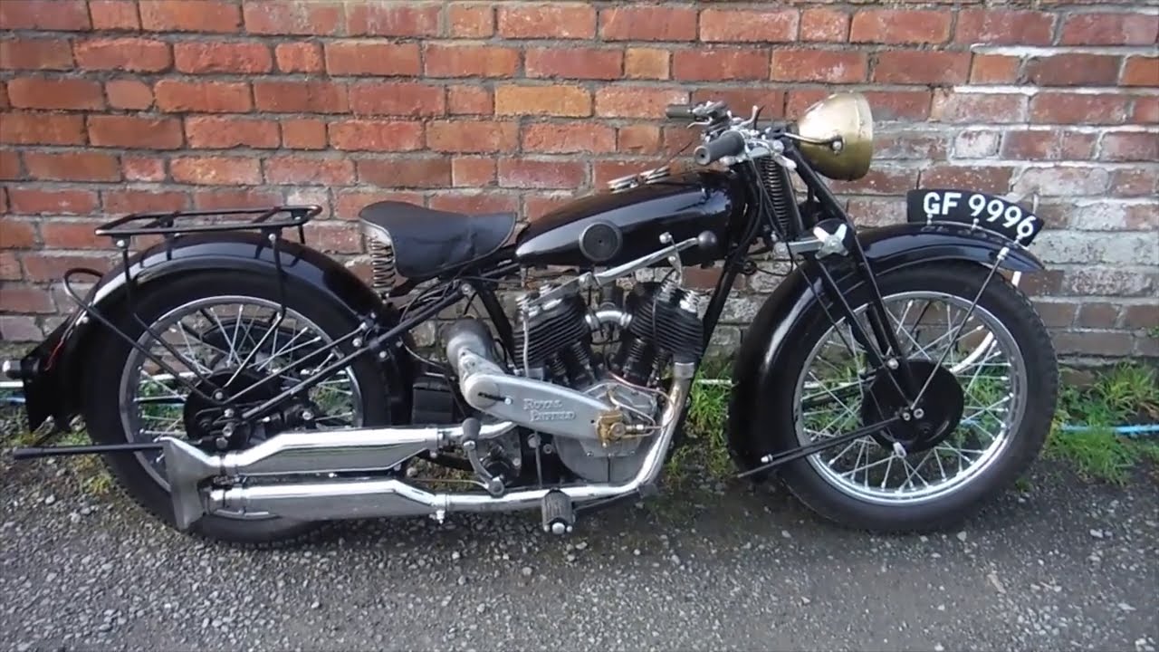 Royal Enfield 1000 cc Model K 1930 discussed and ridden after full engine rebuild.