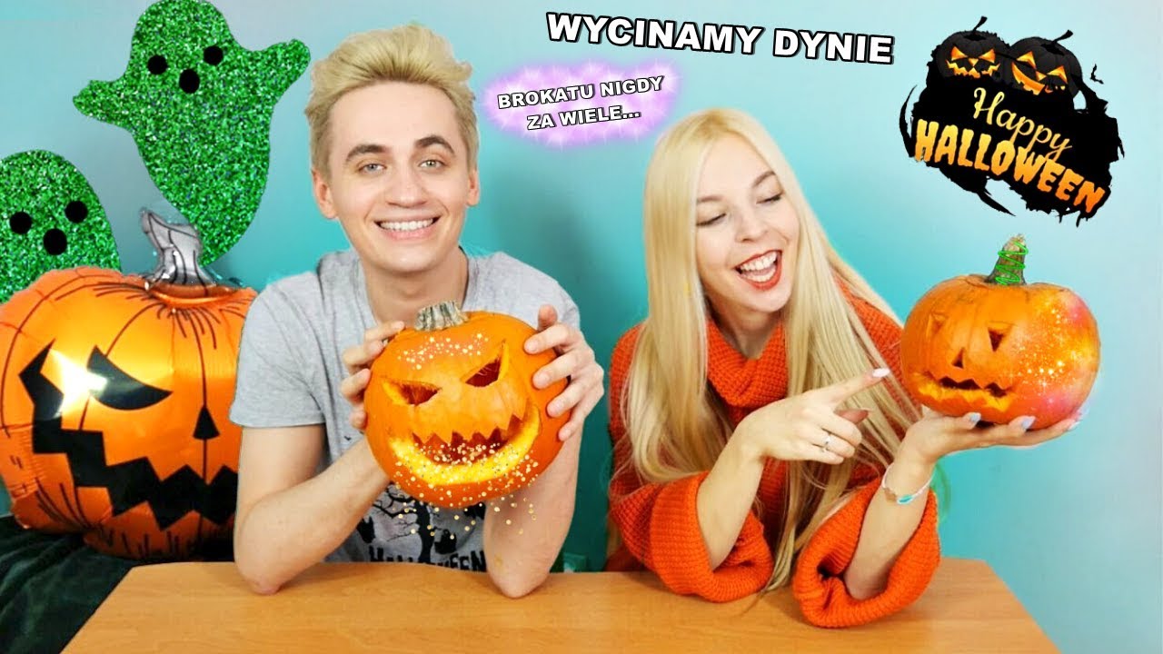 WYCINAMY strasznie i śmiesznie DYNIE na HALLOWEEN