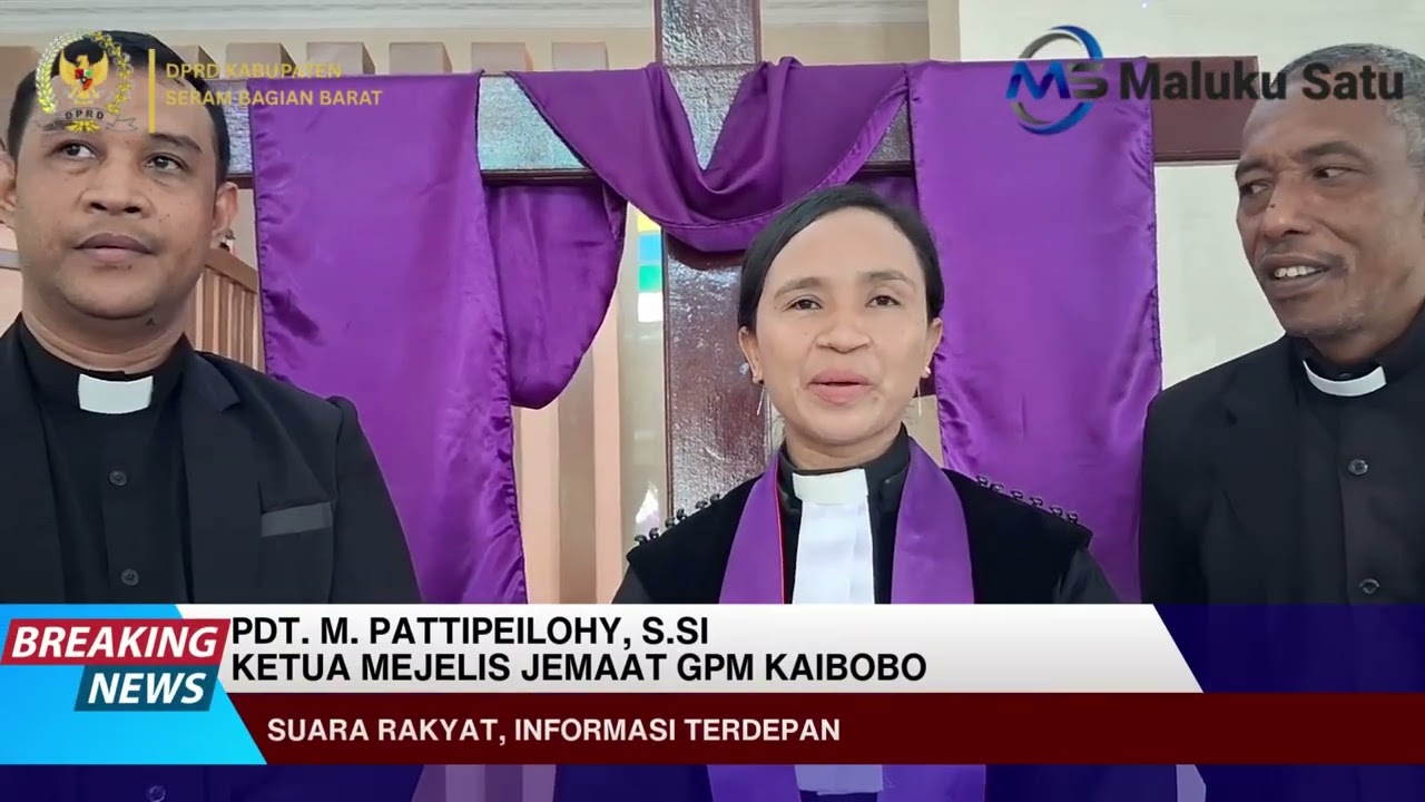 ANGGOTA KOMISI I DAN ANGGOTA KOMISI III DPRD KAB. SBB HADIRI SIDANG JEMAAT GPM KAIBOBO
