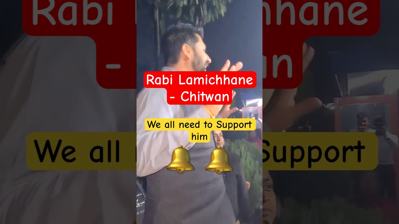 Rabi lamichhane chitwan bata xutepaxi janata samu 🙏 #rabidai #rabilamichane