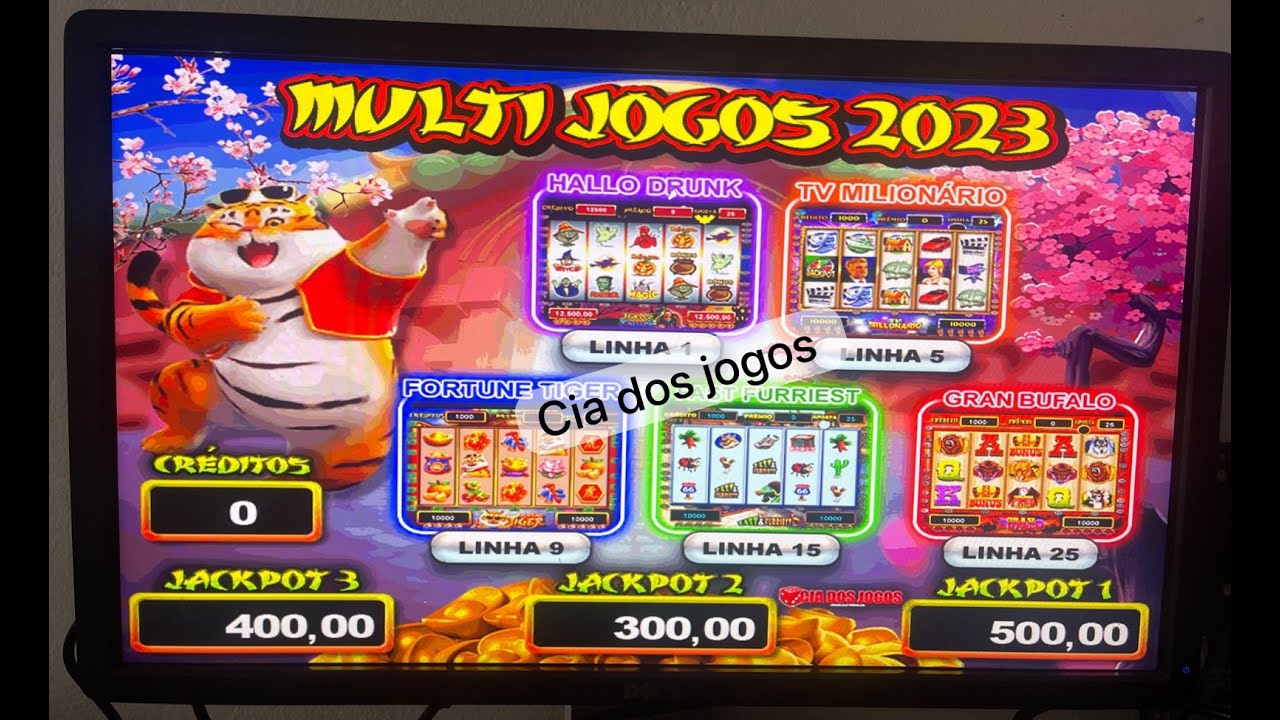 Multi jogos 5x1 Tiger