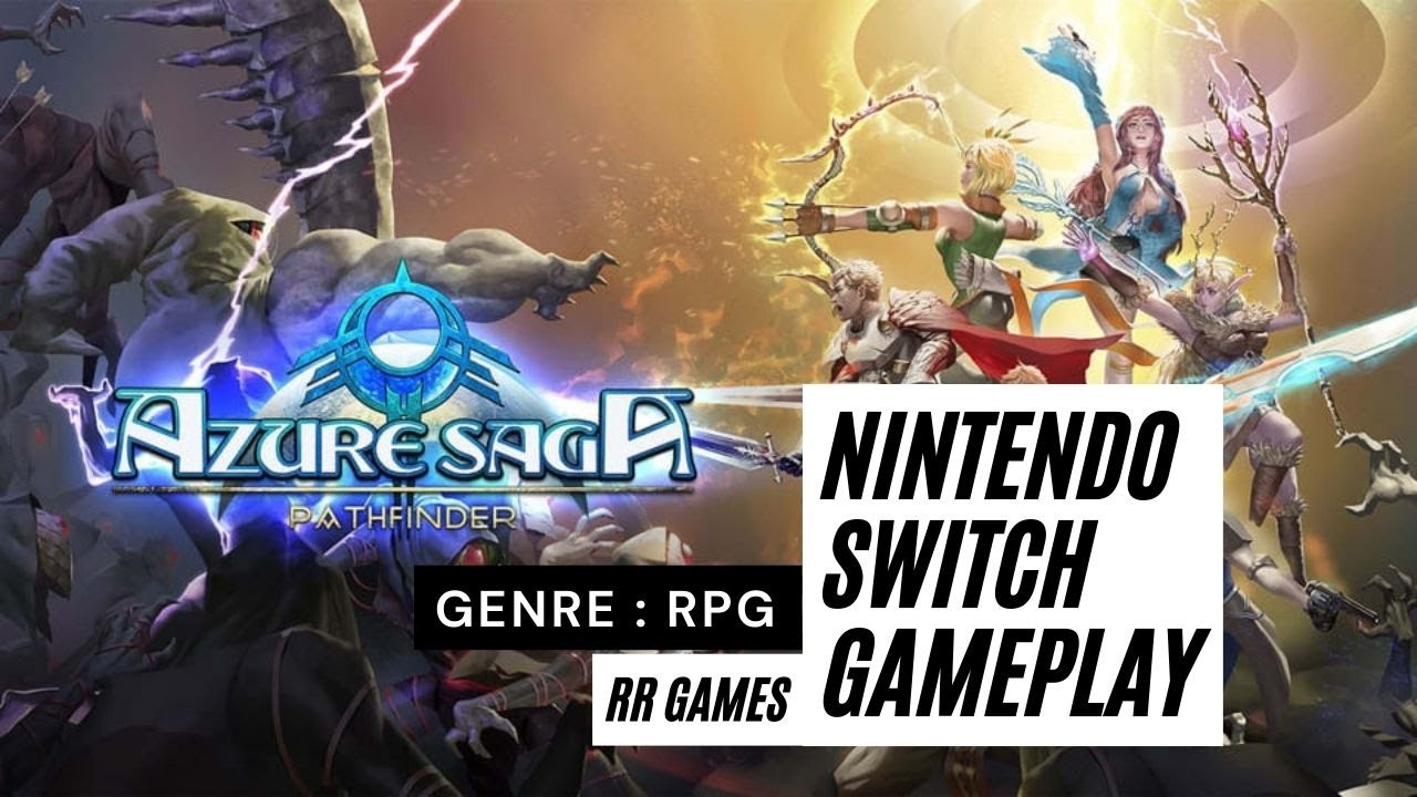Azure Saga Pathfinder Deluxe edition nintendo switch #gameplay