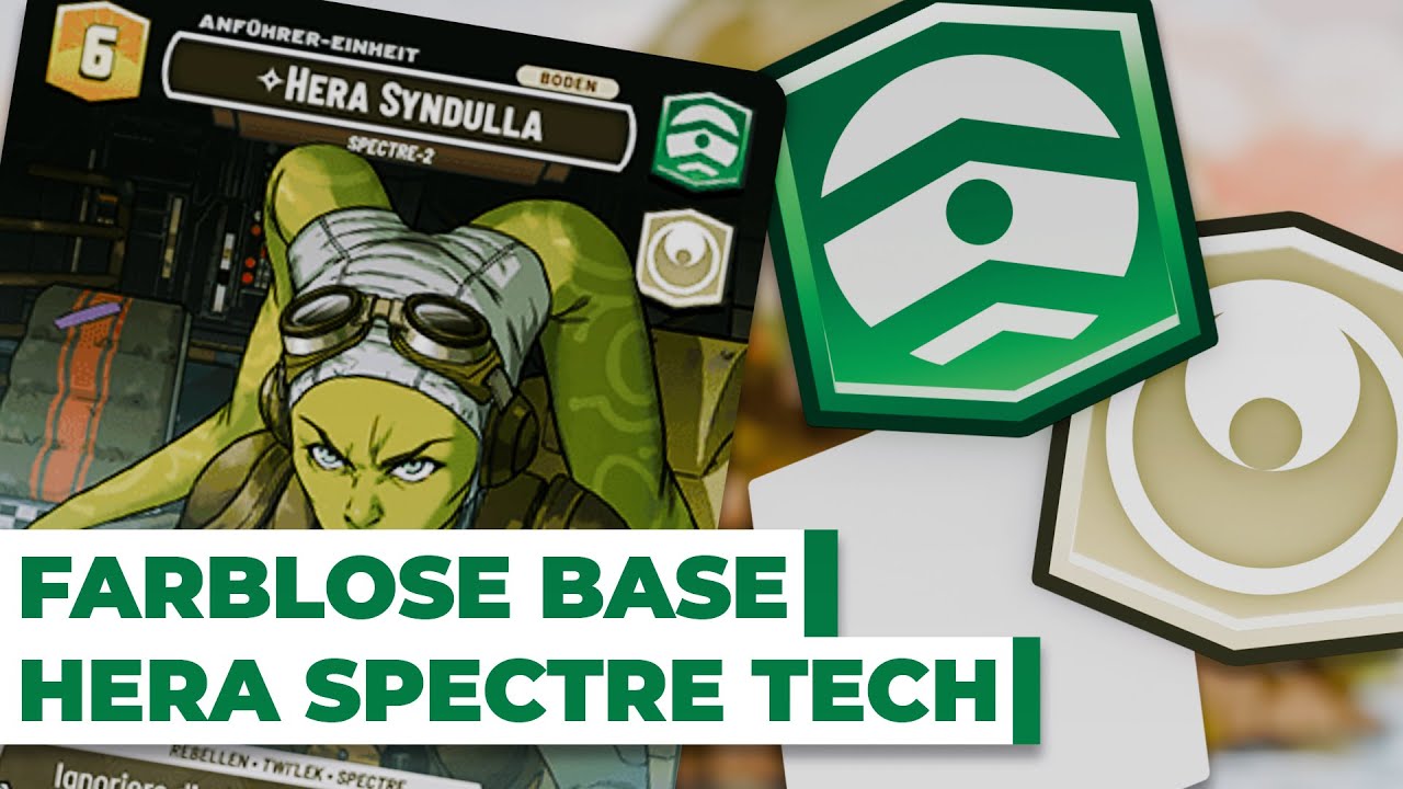 Hera Spectre Deck - Aggro Deck farblose Base - Star Wars Unlimited Deutsch