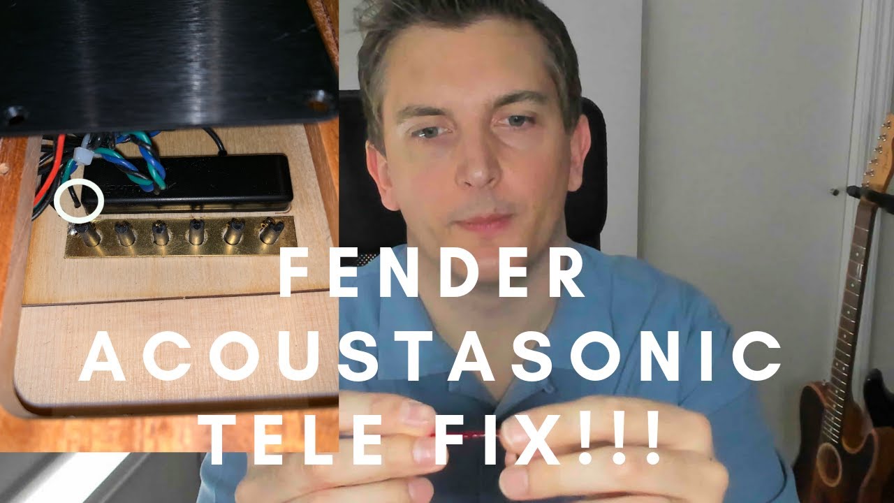 Fender Acoustasonic Telecaster Piezo Fix