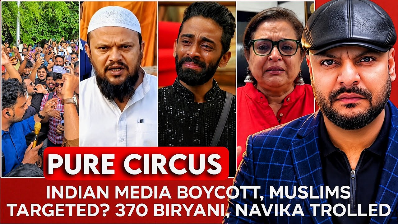 Indian Media Boycott | Muslims Targeted? | 370 Biryani Row | Navika Trolled | Mr Reaction Wala