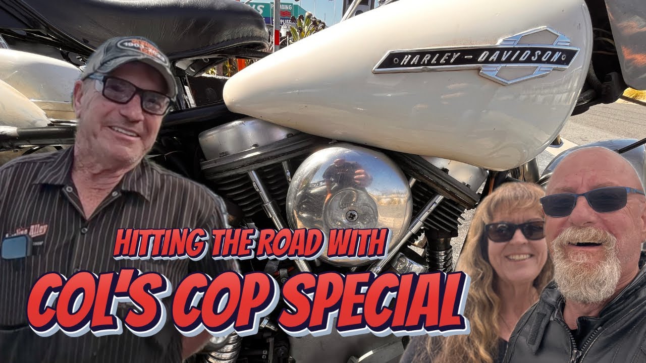 We got taken for a Ride by Col from Geelong Harley Davidson.