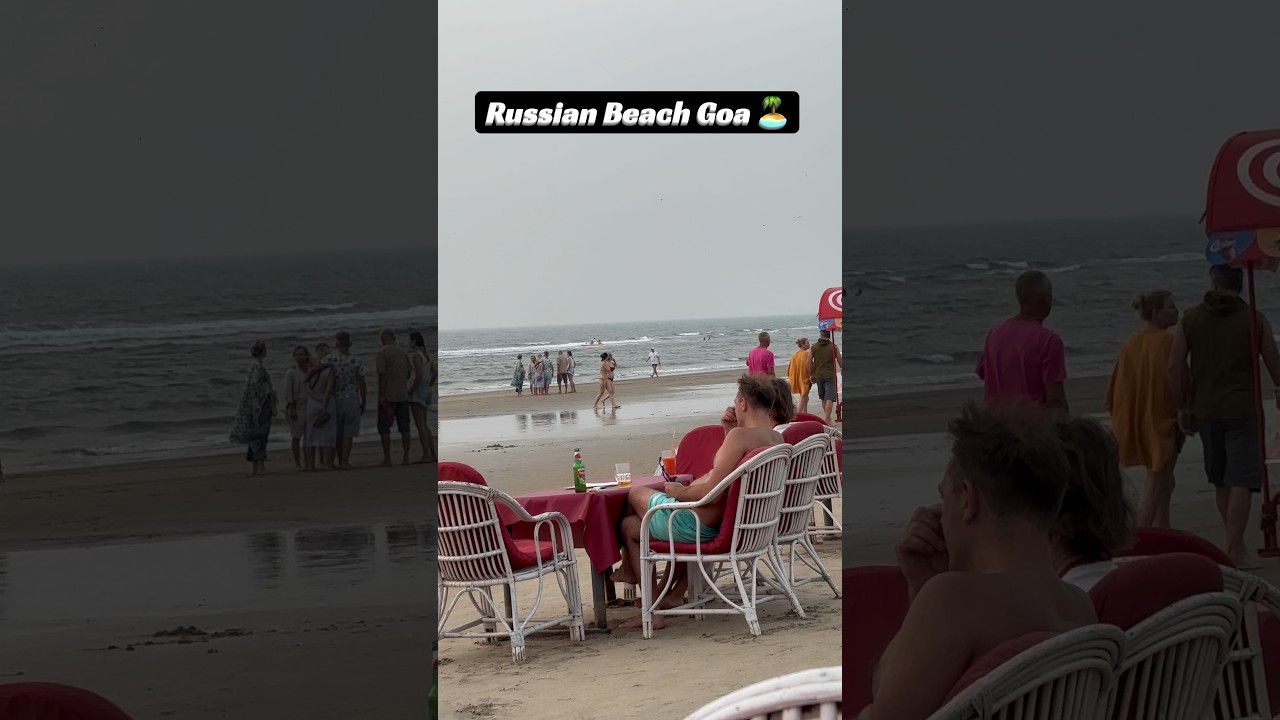 Russian beach in Goa | Goa Beach | Goa Trip | Vacation | Goa Vlog | Russian 