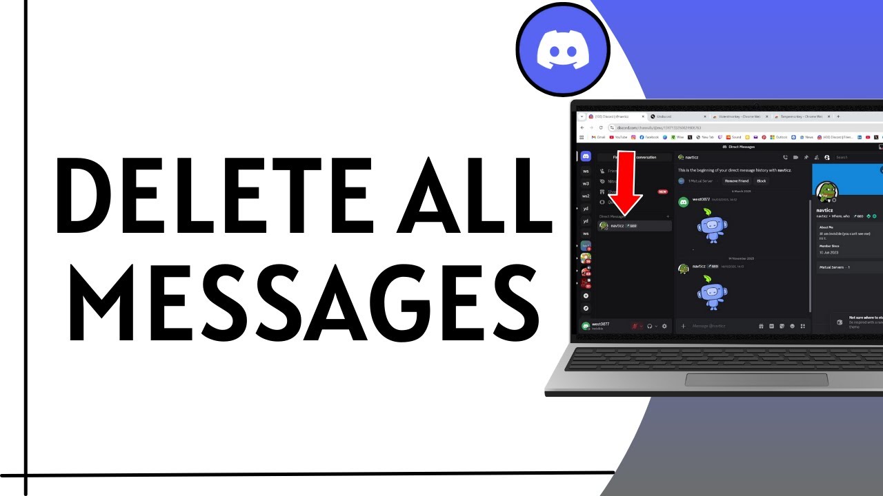 How to Delete All Messages on Discord DMs & Channels - Full Guide 2025