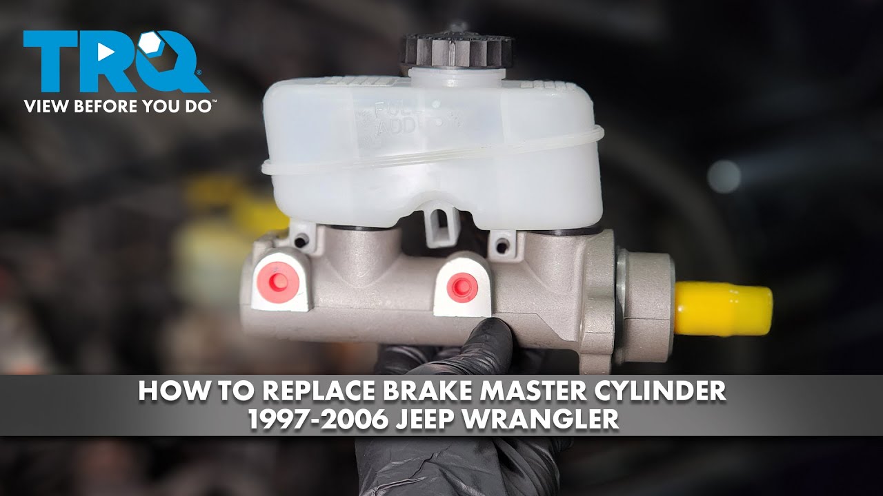 How to Replace Brake Master Cylinder 1997-2006 Jeep Wrangler
