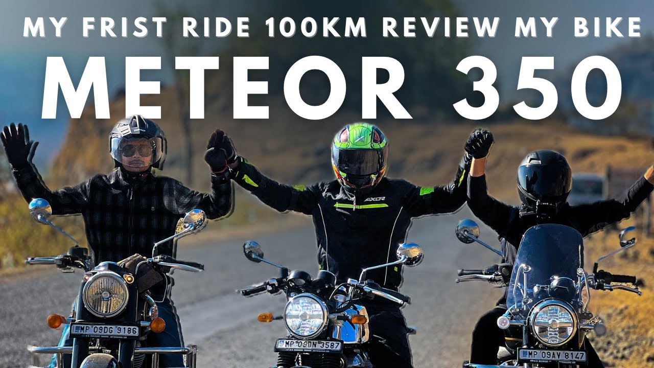 My First Ride on Meteor 350 2025 | 100 KM Ride Experience & Review| woth it ?🏍️