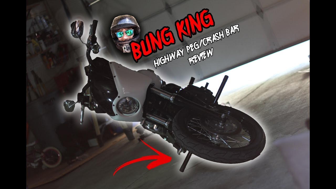 BUNG KING HIGHWAY PEG /  CRASH BAR INSTALL AND REVIEW