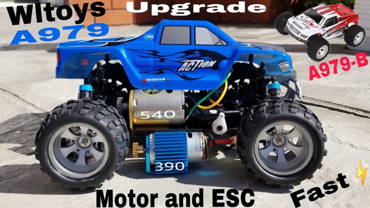 Wltoys A979 (Motor and ESC Upgrade) Much faster Now!! Wltoys A979-B👍🏼
