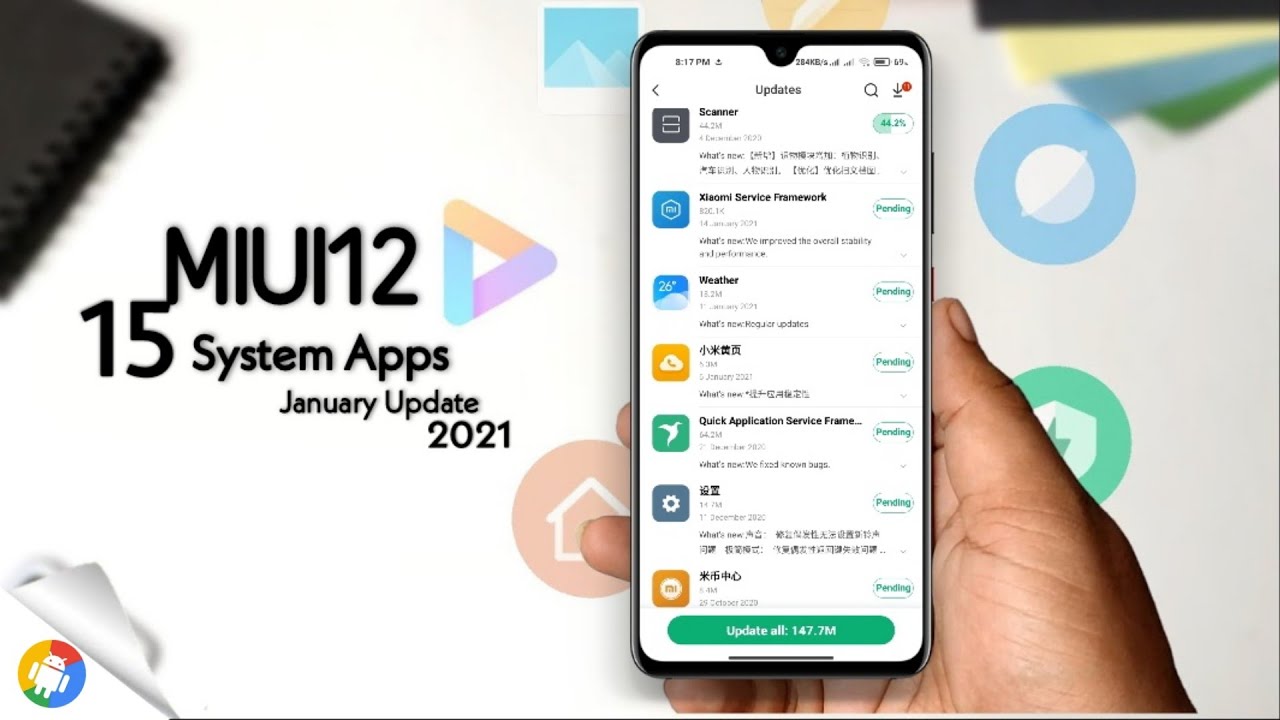 MIUI System Apps Update - January 2021 | TOP 15 MIUI System App Updates⚡