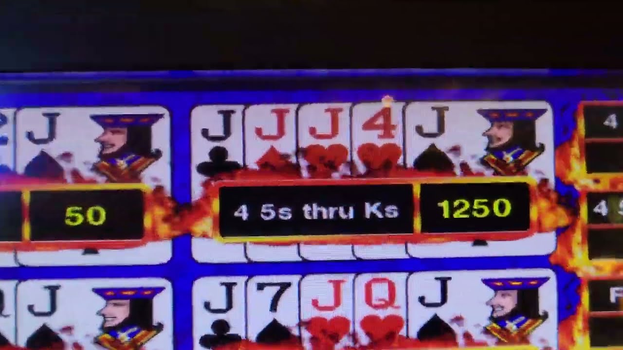 Royal flush JACKPOT🔥 , four Aces,  four dueces  straight flush x 11