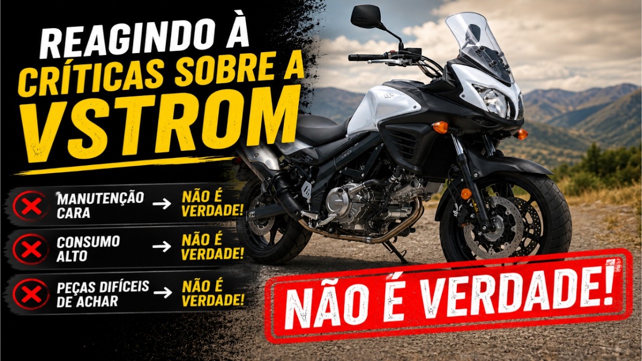 VSTROM 650 - REAGINDO A UM VÍDEO DE CRÍTICAS #moto #vstrom #suzuki #dl650
