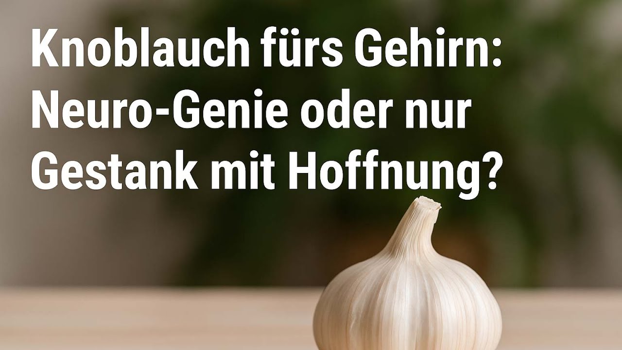 Ged&auml;chtnisverlust? Vielleicht fehlt dir einfach nur eine Knoblauchzehe!