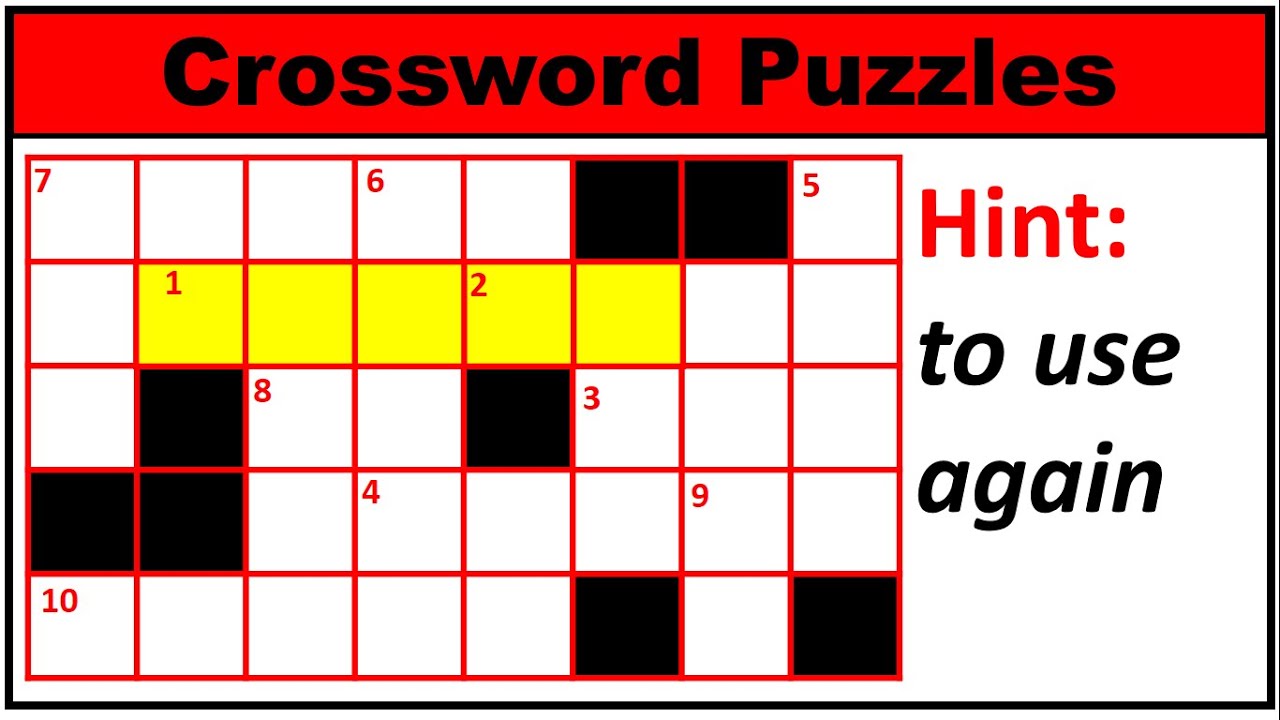 Crossword Puzzles for Fun | English Puzzle| Crossword Riddles|Tricky Riddles|How smart are you???