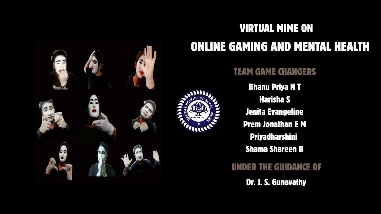 ONLINE GAME AND MENTAL HEALTH - VIRTUAL MIME - AWARENESS VIDEO